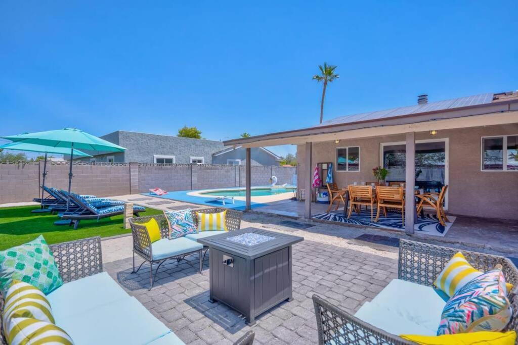 凤凰城Fab Phx Getaway W/ Pool & Fire Pit别墅 外观 照片